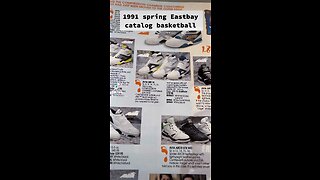 Vintage Spring 1991 Eastbay catalog look through Basketball section