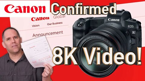 Canon Execs Confirmed 8K Video Coming to R Line | Why Something Huge is Coming