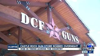 Police: Thieves pull door off Castle Rock gun shop, steal weapons