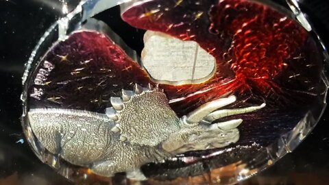 Rare Meteorite IMBEDDED Into This Amazing Silver Coin From Germania Mint!