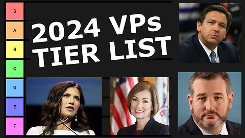 TIER LIST: Ranking Potential 2024 Vice Presidential Candidates (Donald Trump Edition)