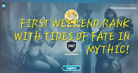 God's Unchained - FIRST WEEKEND RANK WITH THE NEW SET TIDES OF FATE - MYTHIC