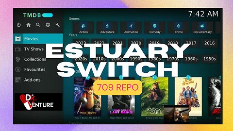 Kodi Builds - Estuary Switch v1.1 - 709 Repo