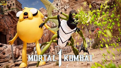 Stinkfly From Ben 10 shows off his superpowers on Grim in Mortal Kombat 1