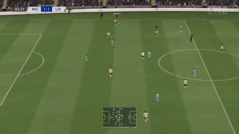 Manchester City 2 x 1 Liverpool - Bernardo - Fifa 22 - CO-OP - 26/02/2022