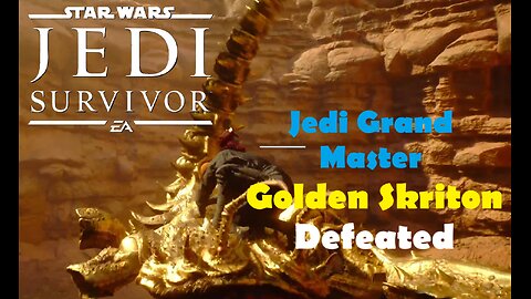 Golden Skriton defeated | Jedi Grand Master | Jedi Survivor