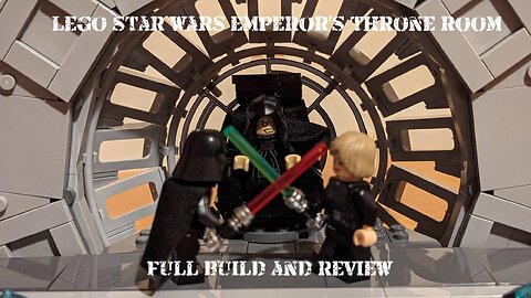 Lego Star Wars - Emperor's Throne Room Diorama 75352 - Detailed Build & Review