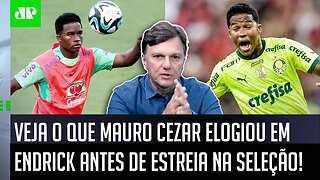 "ISSO ME CHAMOU BASTANTE ATENÇÃO! O Endrick..." VEJA o que Mauro Cezar ELOGIOU no JOVEM do Palmeiras