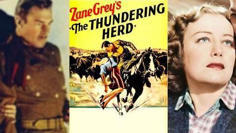 THE THUNDERING HERD aka Buffalo Stampede (1933) Randolph Scott & Judith Allen | Western | COLORIZED