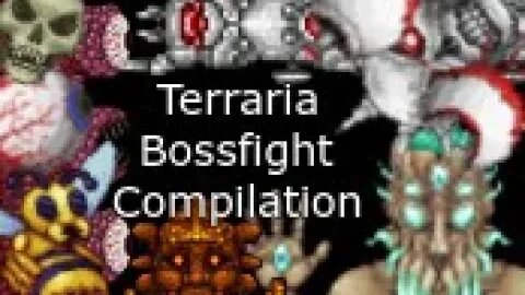 All Terraria Bossfights (that we recorded) From the Expert World Series.