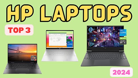 Top 3 HP Laptops on Amazon in 2024: Find Your Perfect Match!