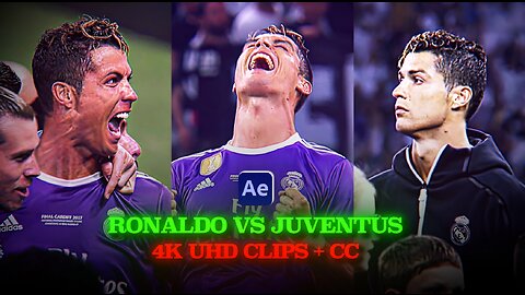 Cristiano Ronaldo vs Juventus 2017 | High Quality + CC | 4K UHD