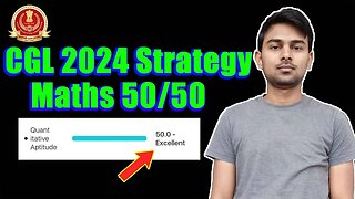 Best CGL 2024 Maths Full Marks Strategy !! | MEWS Maths #ssc #cgl2024 #strategy