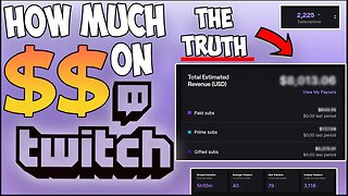 How Much Money Do Twitch Streamers Make - My First Payout