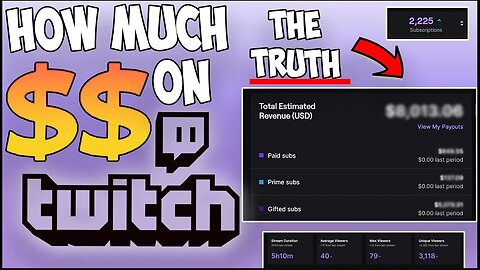 How Much Money Do Twitch Streamers Make - My First Payout
