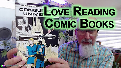 Loving Reading Comic Books: What I'm Reading Now, Conqueror Universe, Harrier Comics, 1985 [ASMR]
