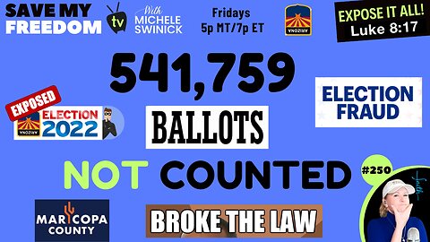 #250 NOVEMBER 8TH REEDUCATION - X Spaces Episode #6 - Recorder Richer ADMITS ARS 16-564 (A) Must Be OBEYED At All Voting Centers - NONE Of The Ballots Were Counted BEFORE Leaving The Building...ELECTION MUST BE SET ASIDE! Where Are LAKE & ABE?