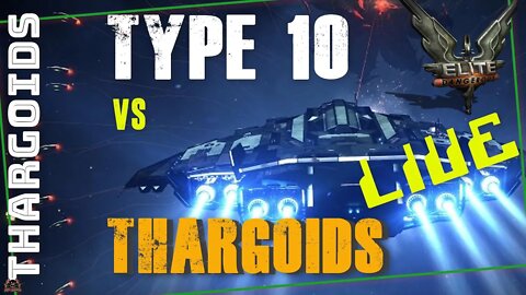 Elite Dangerous | Type 10 Defender vs Thargoids | REPLAY