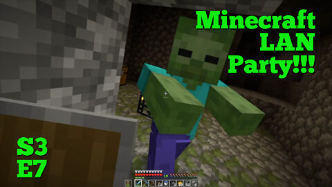 Minecraft LAN Party! Season 3 Episode 7 - Total Zombie Party (livestream highlights)