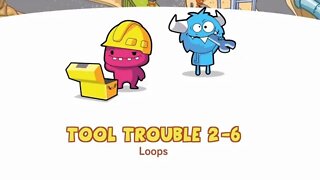 Puzzles Level 2-6 | CodeSpark Academy learn Loops in Tool Trouble | Gameplay Tutorials