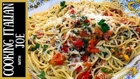 Spaghetti Positano | Cooking Italian with Joe