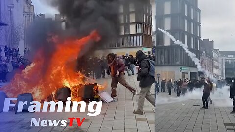 Bentrokan kembali terjadi di Rennes saat pengunjuk rasa menentang reformasi pensiun Prancis