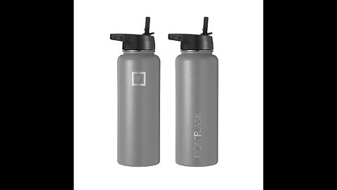 Iron Flask Sports Water Bottle - 32 Oz, 3 Lids (Straw Lid), Leak Proof, Vacuum Insulated Stainl...