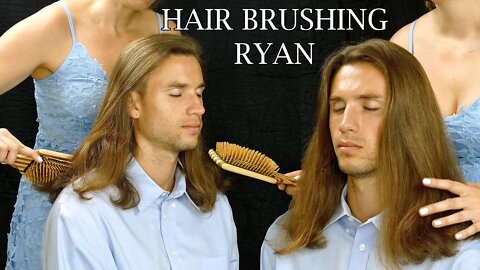 ASMR Man Hair Brushing! ASMR Hairbrush and Scalp Massage Sounds