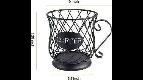 TreeLen K Cup Holder Coffee Pod Holders for 35 Kcups Keurig Storage Organizer Coffee Bar Access...