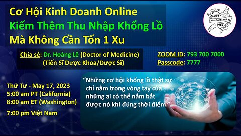 CƠ HỘI KHỔNG LỒ NHẤT TRONG LỊCH SỬ