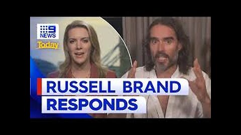 Russell Brand responds to sexual assault allegations | 9 News Australia