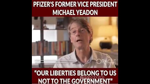 Former VP of Pfizer Michael Yeadon Setting the record straight
