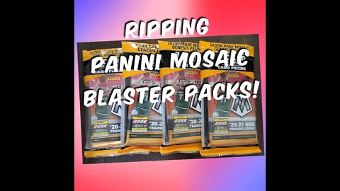 4 - 2021 Panini Mosaic Blaster packs! Hunting for Anthony Edwards and LaMelo Ball rookie cards!