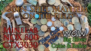 Coin Spill Mayhem Pat1 Metal Detecting