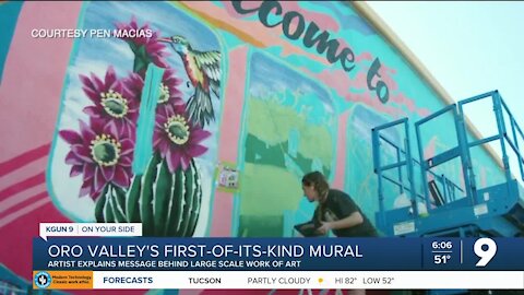 New murals in Oro Valley welcome people to town
