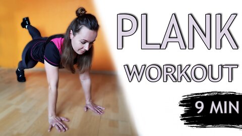 9 MIN PLANK CHALLENGE | No Equipment 🎵 + ⏱️