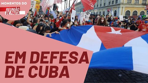 Ato em defesa de Cuba em frente ao consulado em São Paulo | Momentos