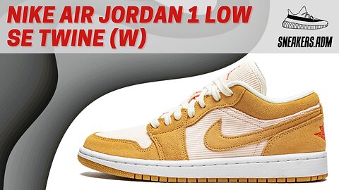 Nike Air Jordan 1 Low SE Twine Orange Quartz Corduroy (W) - DH7820-700 - @SneakersADM