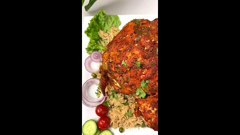 CHICKEN TÂNDOORI ROAST | #chickenroast #tandoorichicken #bakedchicken #roastchickendinner #tandoori