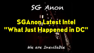 SGAnon Latest Intel "What Just Happened in DC"