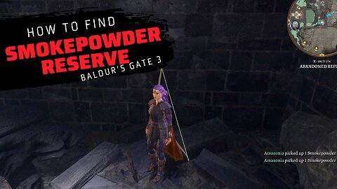 How to find the Smokepowder reserve in Grymforge | Baldur's Gate 3