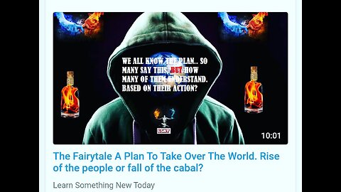 The Fairytale A Plan To Take Over The World. Rise of The People, or fall of the Cabal?