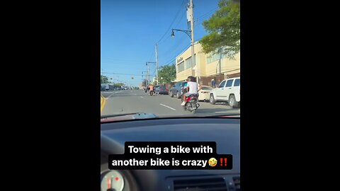 Towing another bike