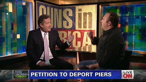Alex Jones Debates Piers Morgan On Gun Control 2013
