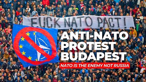 Protest in Budapest Against NATO Funding Ukraine