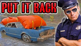 Police Got Mad At Us For Pulling A Car Out Of The Lake!