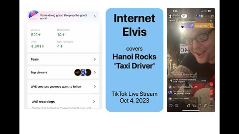 Internet Elvis cover Hanoi Rocks 'Taxi Driver'