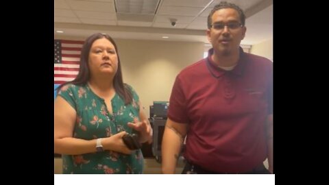 AZ Candidate Ousted from the Recorders Office for Verifying Signatures!!