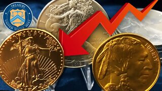 BREAKING NEWS! US Mint Reports Gold & Silver Bullion Sales NOSEDIVE In June!