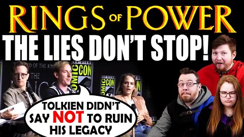 THE LIES DON'T STOP! Rings of Power interviews reveal show runner's LIES AND BIAS